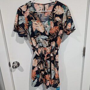 Cupshe Belted Romper Women's Medium
